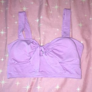 lilac crop top